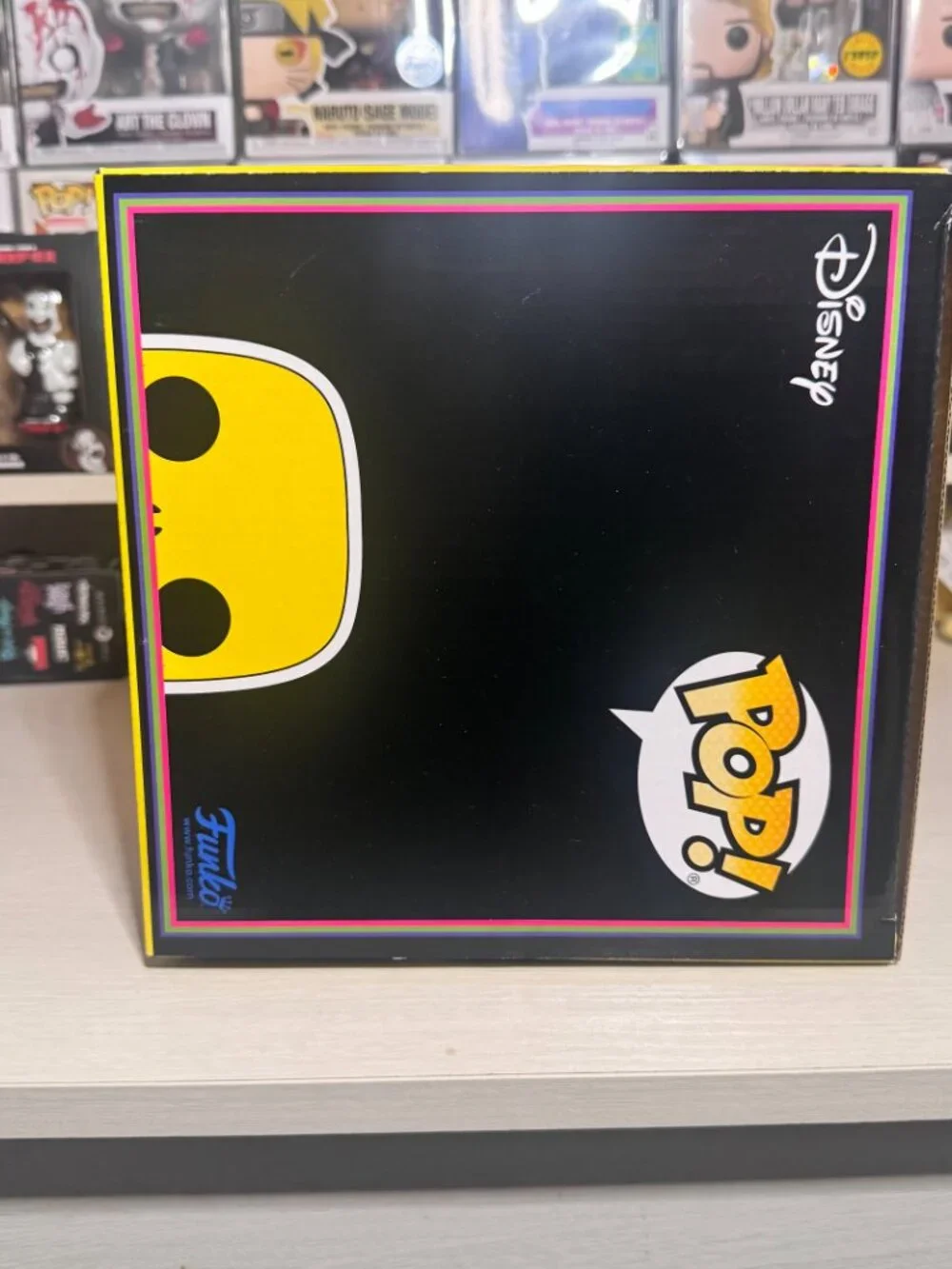 Funko Pop Jack Skellington w/ Zero #809 JUMBO 10 Inch Blacklight - Near Mint